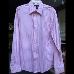 EXPRESS DESIGN STUDIO SIZE L ,16 -16 1/2 Premium Woven Cotton , MODERN FIT ,